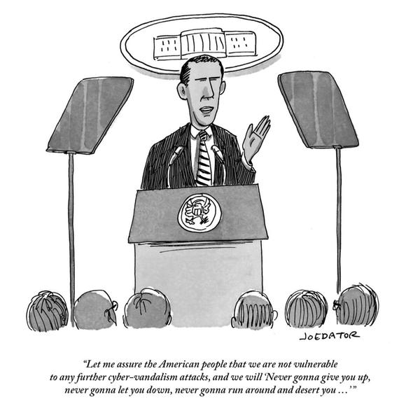 New Yorker, Obama rickrolleado