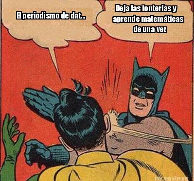 Periodismo de datos, versión Batman y Robin